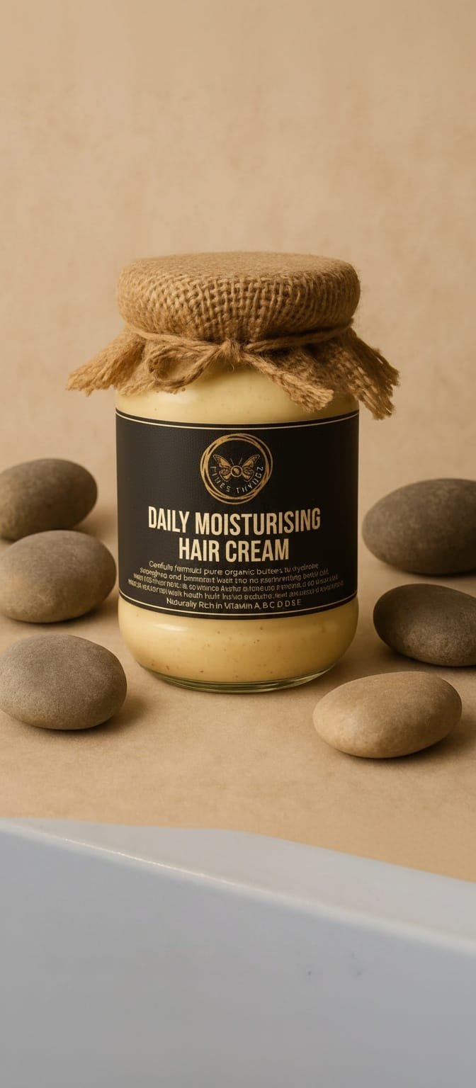 Daily moisturising hair cream